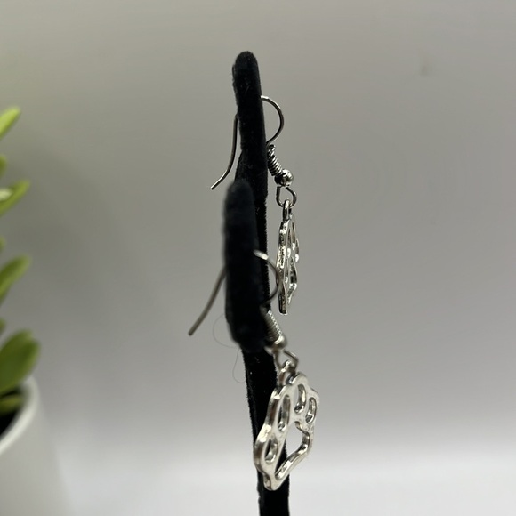 Earrings with Paw Charms Stainless Steel Cute Pet lovers Paws Game-day! Lovers - Picture 4 of 10